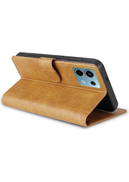 Xiaomi Redmi Not 13 Için Flip Case 4g Manyetik Kapatma Kart Yuvaları Yan (Yurt Dışından)