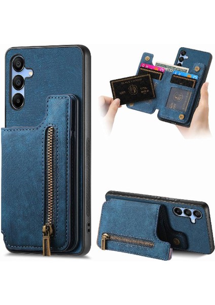 Samsung Galaxy A25 5g Için Kılıf Standı Fonksiyonu Katlanabilir Arka Kapak Vintage (Yurt Dışından)