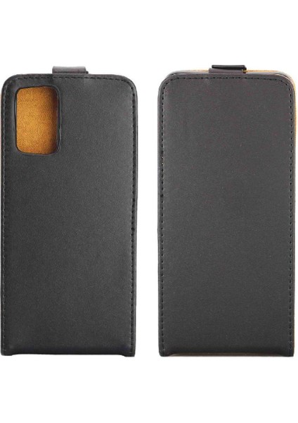Samsung Galaxy Vertical 5g Tpu Deri Iş Tarzı Için Dikey Flip Case (Yurt Dışından)