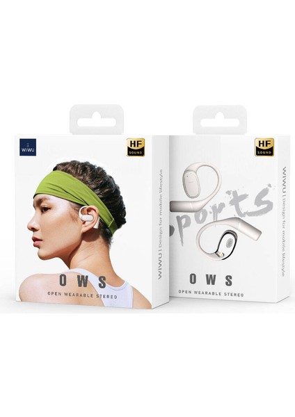 Kulak Içi Bluetooth Kulaklık Wiwu O300 Openbuds Tws Wireless 5.3 Starlight