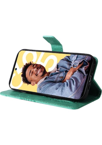 Kart Yuvası Standı Manyetik ile Realme C55 4g Flip Kickstand Için Flip Case (Yurt Dışından)