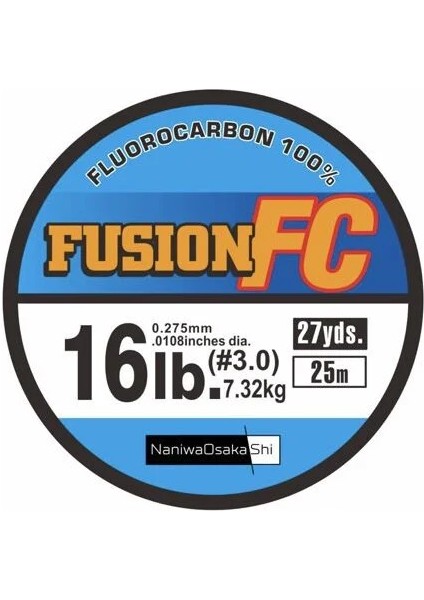 Osaka Fusion %100 Fluorocarbon Misina 25 mt