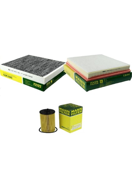 Opel Astra J 1.4 1.6 Periyodik Bakım (Karbonlu Polen) Mann Marka