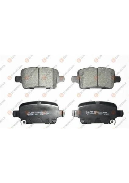 Opel Insignia B Arka Fren Balata Takımı Eurorepar Marka 39037199