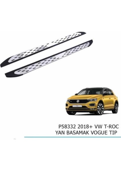 Vw T-Roc Yan Basamak Koruma 2018+ Oem Tip