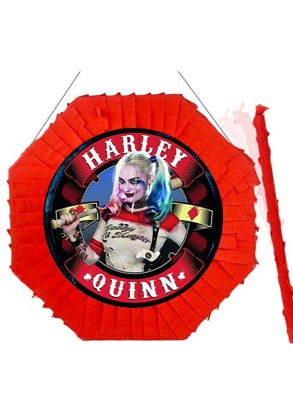 Harley Quinn Pinyata 42 cm + Sopası
