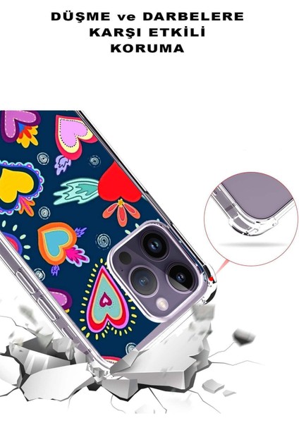 Samsung Galaxy M31S Uyumlu Retro Color 3 Baskılı Şeffaf Köşe Korumalı Antişok Kılıf