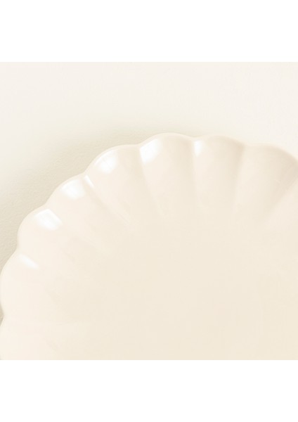 Flower Servis Tabağı 27 cm Bej fırsatları