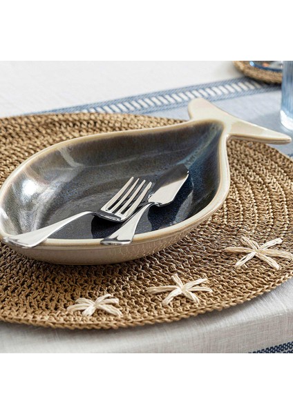 Seasıde Fish Servis Kasesi 33X17 cm Marin Mavi fiyatları