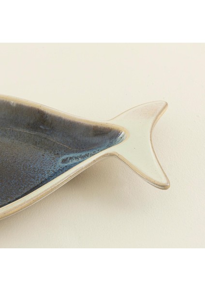 Seasıde Fish Servis Kasesi 33X17 cm Marin Mavi fırsatları