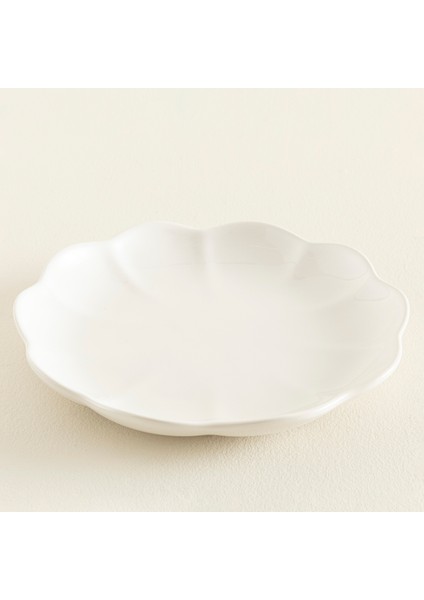 Flower Pasta Tabağı 22 cm Krem modelleri