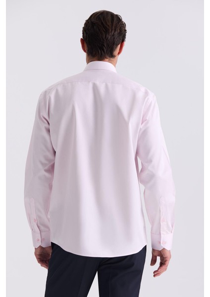 Pembe Classic Fit %100 Pamuk Gömlek fırsatları