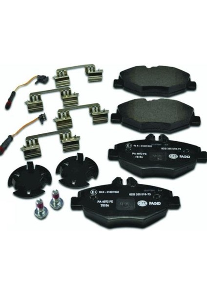 Mercedes W211 Kasa E200 Kompressor Ön Fren Balata Takım Bsg Marka A0044208720