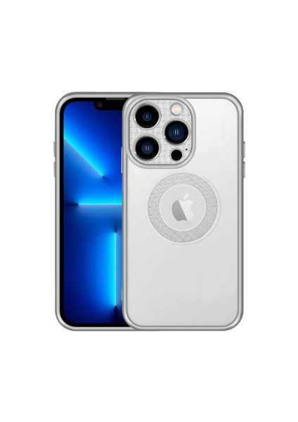 Apple iPhone 13 Pro Max Kılıf Kamera Korumalı Logo Gösterenesta Kapak