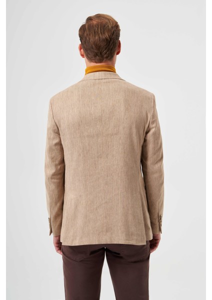 Kruvaze Camel Erkek Ceket PCK22Y22125_D20