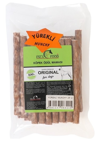 Munchy Çubuk Yürekli 12 cm 8 gr 25'li