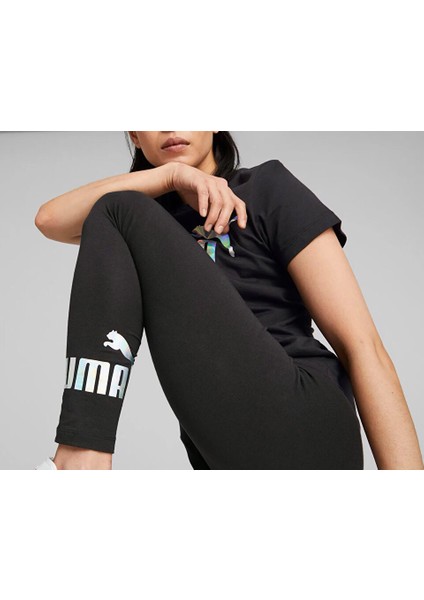 Ess Nova Shine Leggings Kadın Günlük Tayt 67517701 Siyah