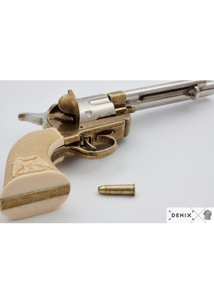19. Yüzyıl Amerika Koleksiyonluk Kısa Kovboy Revolveri Cal.45 Peacemaker