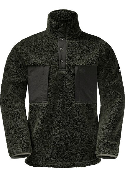 Pank Snap Erkek Outdoor Polar Sweatshirts 1710601-4018 Haki