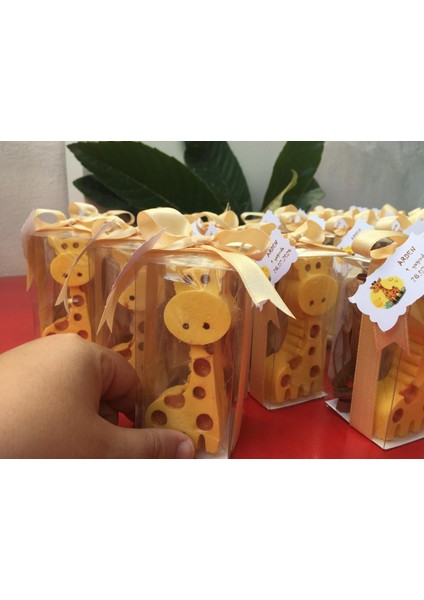 Zürafa Mum 15 Adet,doğum Günü Hediyesi,bebek Mevludu,sünnet Hatırası,babyshower,yenidoğan Hediyelik Mum fiyatları