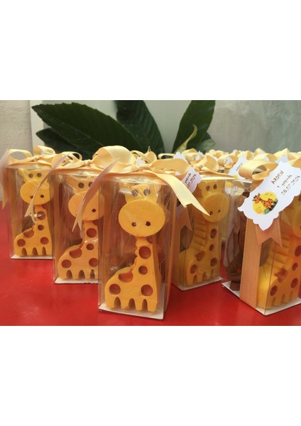 Zürafa Mum 15 Adet,doğum Günü Hediyesi,bebek Mevludu,sünnet Hatırası,babyshower,yenidoğan Hediyelik Mum indirimleri