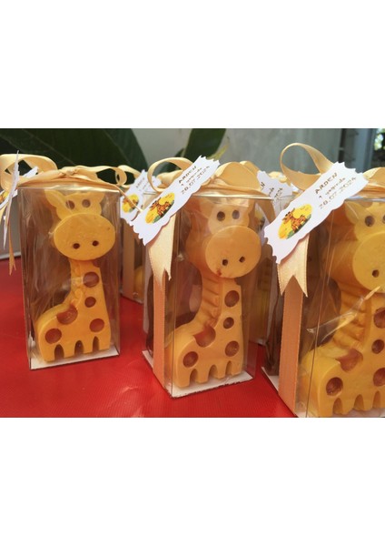 Zürafa Mum 15 Adet,doğum Günü Hediyesi,bebek Mevludu,sünnet Hatırası,babyshower,yenidoğan Hediyelik Mum