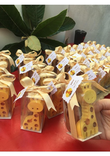 Zürafa Mum 15 Adet,doğum Günü Hediyesi,bebek Mevludu,sünnet Hatırası,babyshower,yenidoğan Hediyelik Mum