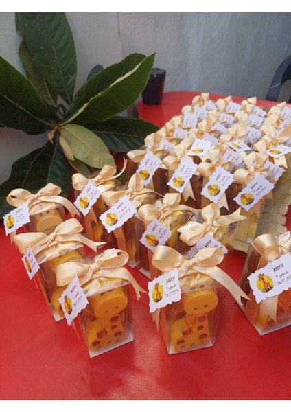 Zürafa Mum 15 Adet,doğum Günü Hediyesi,bebek Mevludu,sünnet Hatırası,babyshower,yenidoğan Hediyelik Mum