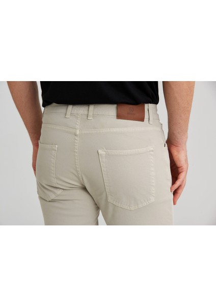 Regular Fit Taş Gabardin Spor Erkek Pantolon PNSGBR122300300_D60