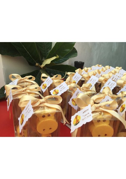 Zürafa Mum 15 Adet,doğum Günü Hediyesi,bebek Mevludu,sünnet Hatırası,babyshower,yenidoğan Hediyelik Mum