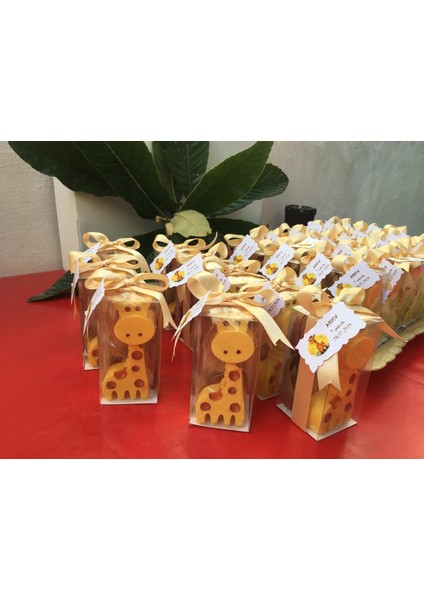 Zürafa Mum 15 Adet,doğum Günü Hediyesi,bebek Mevludu,sünnet Hatırası,babyshower,yenidoğan Hediyelik Mum