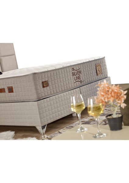 Silver Line Baza Çift Kişilik 140X190 cm (Yatak ve Başlık Fiyata Dahil Değildir)
