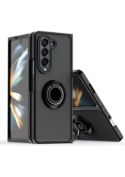 Samsung Galaxy Z Fold 3 Kılıf Montreal Mat Yüzüklü Spot Kapak