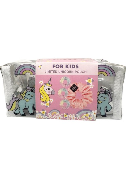 Kids Unicorn Pouch Çocuk Saç Tokası Seti