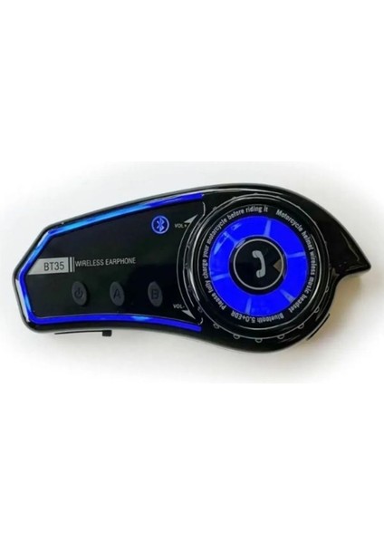 Kask Kulaklık BT35 Bluetooth Uyumlu Motosiklet Kulaklık 5.0 Intercom Motosiklet Kulaklık Interkom