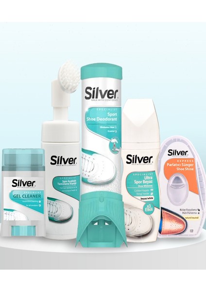 Ayakkabı Bakım Seti - Deodorant - Köpük - Ultra Beyaz Boya - Jel - Sünger