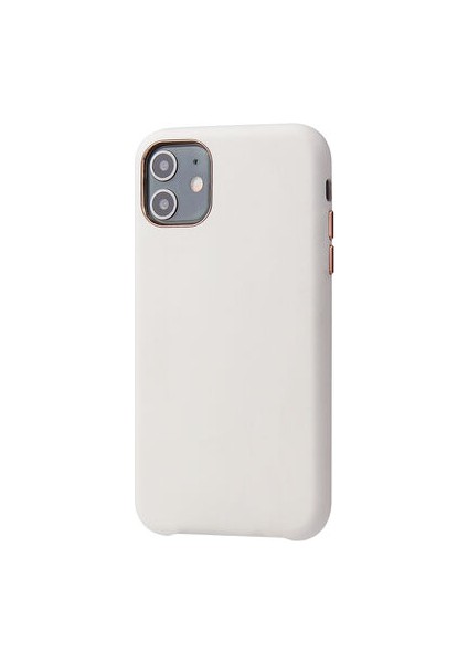 iPhone 11 Kılıf Pu Deri ve Kadife Kaplamalı Eyzi Premium Kapak