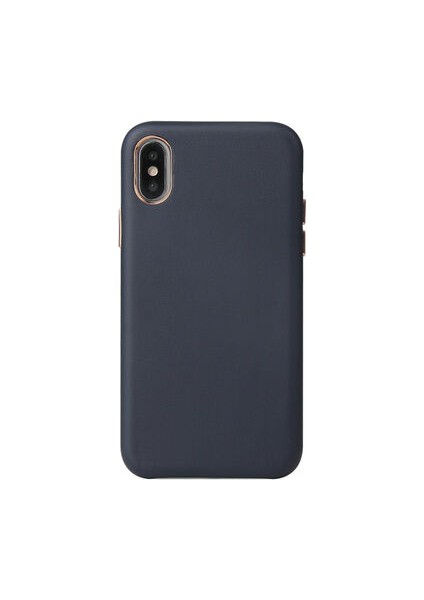 Apple iPhone x Kılıf Pu Deri ve Içi Dolgulu Prestiva Premium Kapak