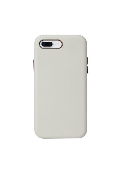 iPhone 7 Plus Kılıf Pu Deri ve Kadife Kaplamalı Eyzi Premium Kapak