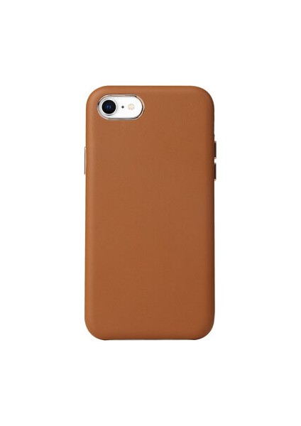 iPhone 8 Kılıf Pu Deri ve Kadife Kaplamalı Eyzi Premium Kapak