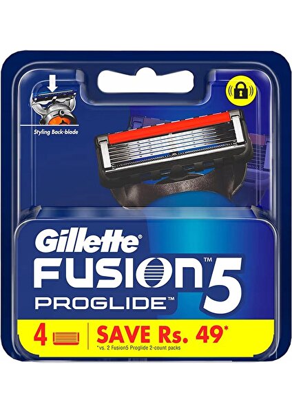 Fusion Proglide Yedek Tıraş Bıçağı 4'lü