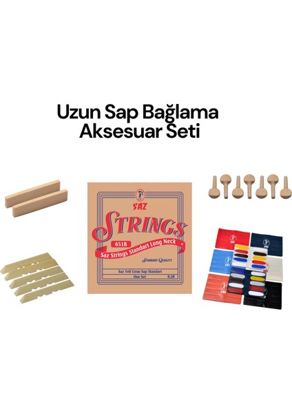 Bat2 Uzun Sap Bağlama Aksesuar Seti