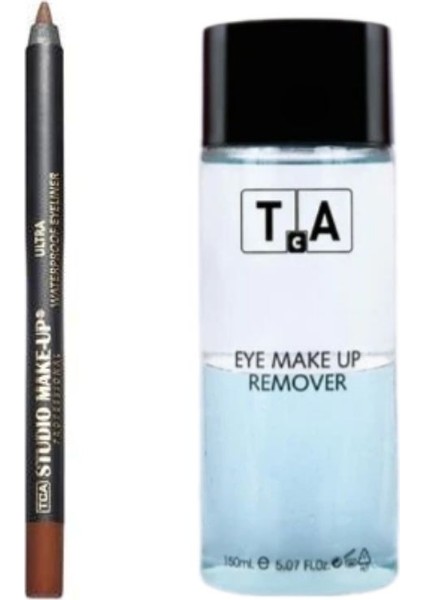 Göz Makyaj Temizleyici 150 ml - Suya Dayanıklı Göz Kalemi Ultra Waterproof Eyeliner Hediyeli