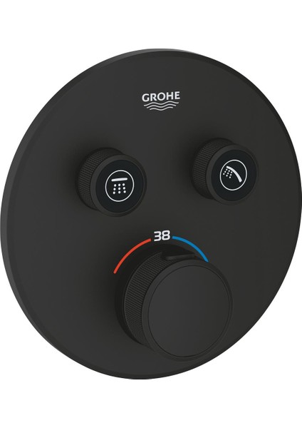 Grohtherm Smart Kontrol Çift Valfli Akış Kontrollü, Ankastre Termostatik Duş Bataryası - 29507KF0