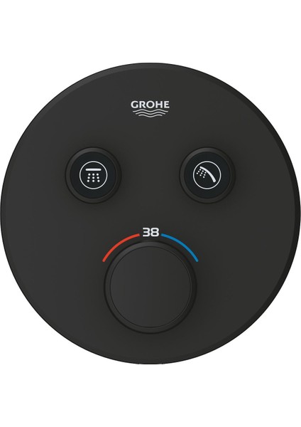 Grohtherm Smart Kontrol Çift Valfli Akış Kontrollü, Ankastre Termostatik Duş Bataryası - 29507KF0