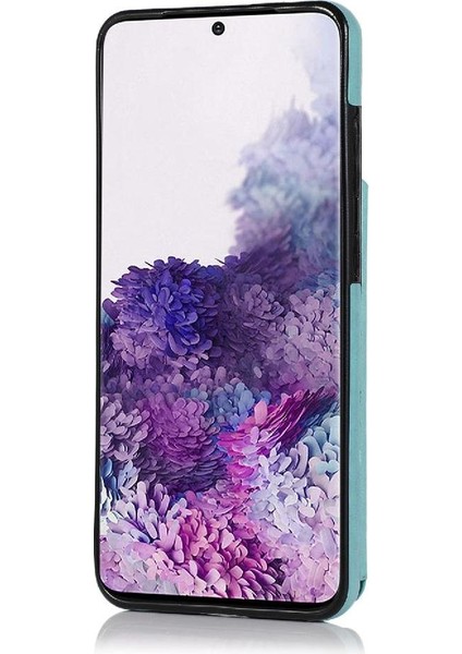 Samsung Galaxy S20 Flip Darbeye Çiçek Için Kart Tutucu Kılıf ile Cüzdan (Yurt Dışından)