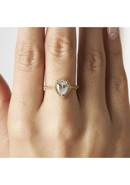 Baget Damla Taş Yüzük modelleri