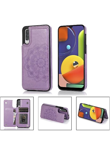 Samsung Galaxy A70 Flip Darbeye Çiçek Için Kart Tutucu Kılıf ile Cüzdan (Yurt Dışından) indirimleri