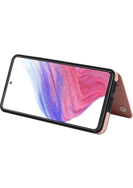 Samsung Galaxy Için Kart Tutucu Kılıf ile Cüzdan A52S 5g Pu Deri Çift (Yurt Dışından)