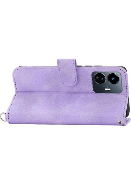 Vıvo Y77 5g Kabartmalı Çoklu Kredi Kartı Yuvaları Bileklik Için Flip Case (Yurt Dışından) modelleri